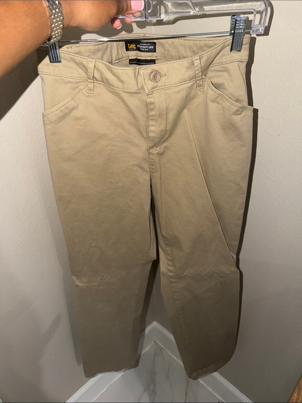Lee Men’s Straight Leg Chino Pants in Tan